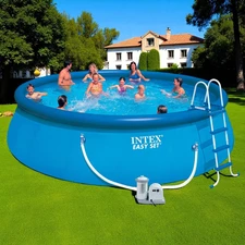 Надувной бассейн Intex 28176, 549 х 122 см., с фильтр-насосом